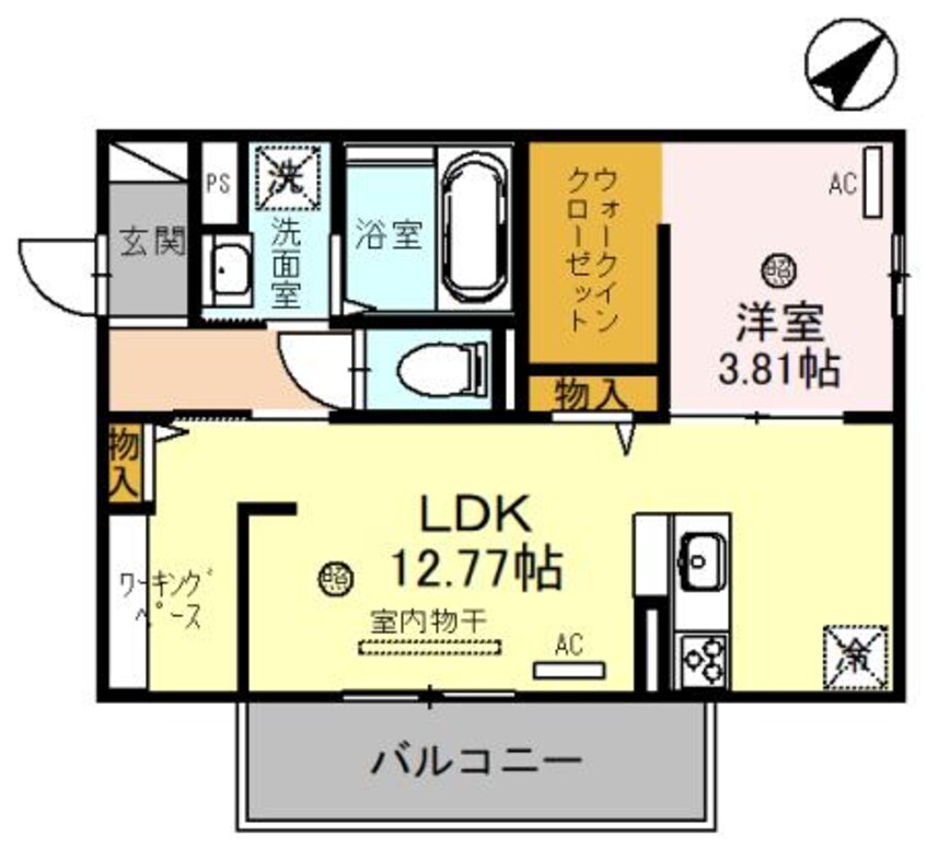 間取図 アルモニー彦根