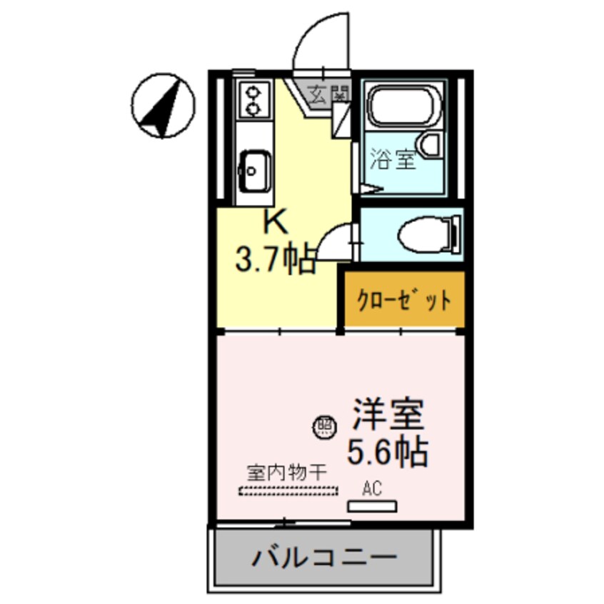 間取図 ハイツてんりゅう