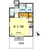 セジュール　ウィット-Ｓ 1Rの間取り