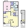 Ｓ．Ｃ．Ｃ．ＨーＫ 1LDKの間取り