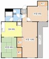小泉ファインハイツ 3DKの間取り