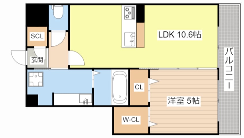 間取図 セジュールニューパークヒル