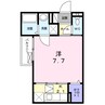 Ｅｓｐｅｒａｎｚａ 1Kの間取り