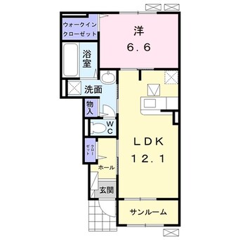 間取図 ヴィラ湧水Ⅰ
