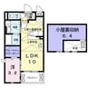 ノイ　アンソレイエ 1LDKの間取り