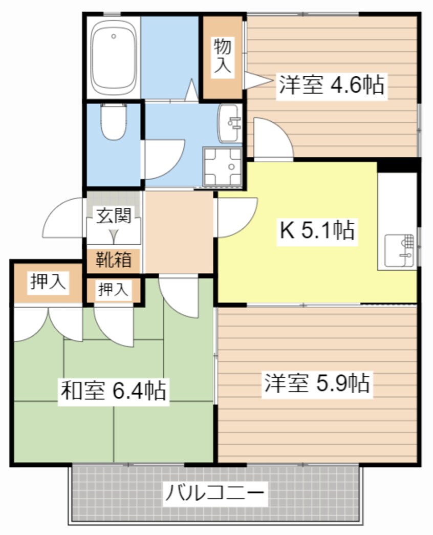 間取図 デゼージョ