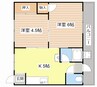 伊藤マンションⅠ 2Kの間取り