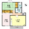 ＥＡＳＴ　ＮＯＮＡＭＩ弐番館 2LDKの間取り