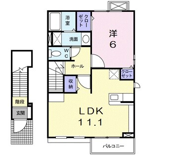 間取図 ラウレア彦根Ⅰ