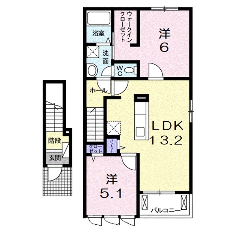 間取図 パインビレッジ　ビオーラ