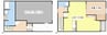 ガレリクラタ 1LDKの間取り