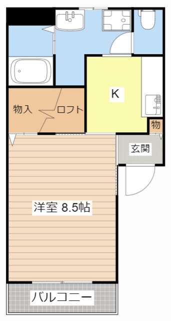 間取図 ASTY妙法寺