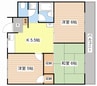レークマンション 3Kの間取り