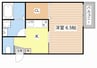 アリエッタ 1Kの間取り