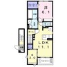メディカル松下南ＤＸ 1LDK+Sの間取り