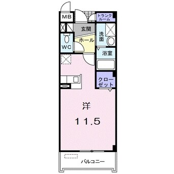 間取図 ノール・アンソレイエ