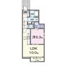 Ｏａｋ・Ｓｅｒｉｏ 1LDKの間取り