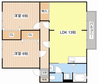 間取図 サンガーデン高穂