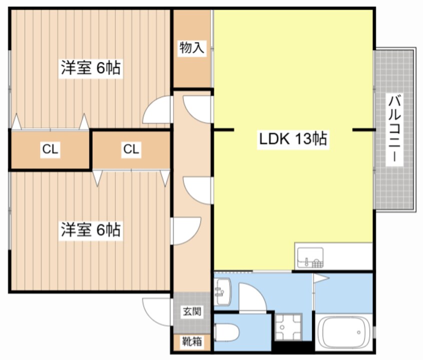 間取図 サンガーデン高穂