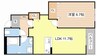 フランカⅡ 1LDKの間取り