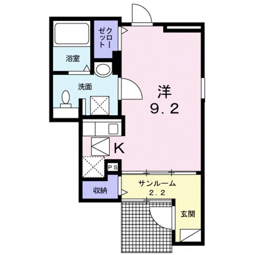 間取図 レイクサイド・Ｗｉｎ