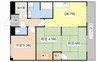 西村マンション 3DKの間取り
