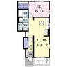 モンテ　グランデ　Ⅰ 1LDKの間取り