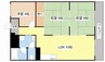 アスシャルマン野洲 3LDKの間取り