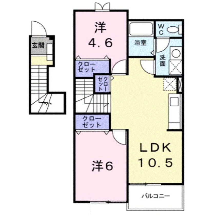 間取図 ソレアード・フロレスター