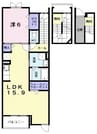 悠空感 1LDKの間取り