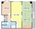 アトレＯＳマンションの間取図
