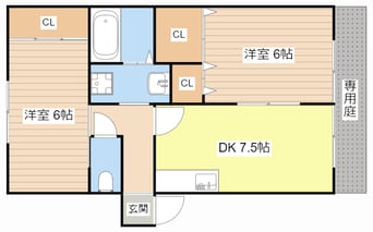 間取図 ヴィラ蓮池