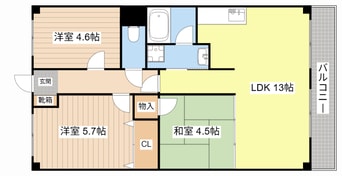 間取図 パールグレイス