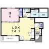Ｋストリート 1LDKの間取り