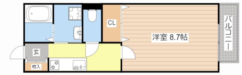 間取図 ドミトリー7