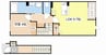 仮称）室町アパート新築工事 1LDKの間取り