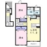 Ｈ＆Ｐ 2LDKの間取り