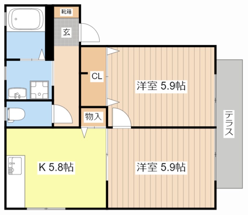 間取図 ビリーブワン　ハウス