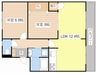 シャルム 2LDKの間取り