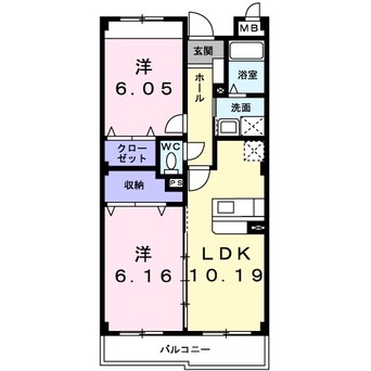 間取図 ディアコート
