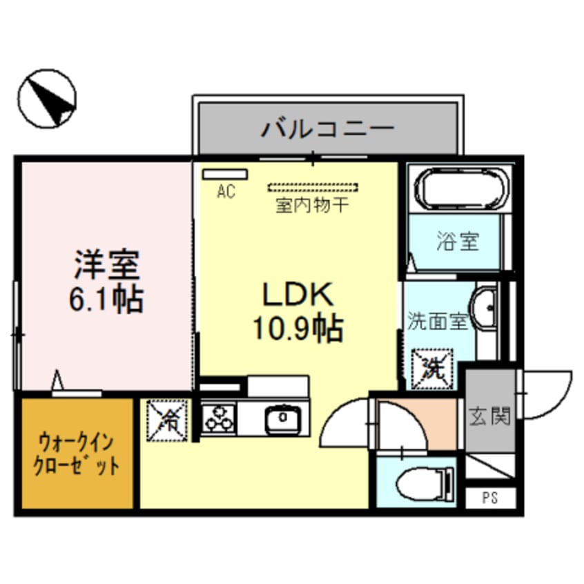 間取図 メゾンシャトーベルロード