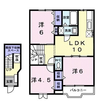 間取図 エレガンテ　ビビエンダ