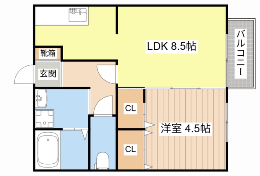 間取図 セジュールセガワ
