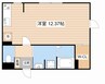 ユイストコート 1Rの間取り
