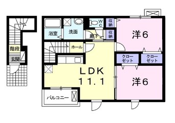 間取図 ＨＯＬＹＧＬＩＴＴＥＲ　Ｔ．Ｊ