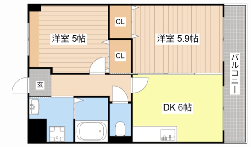 間取図 レジデンス・ジャパン３