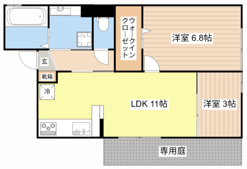 間取図 Bonheur草津