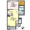 秀豊４号館 (シュウホウヨンゴウカン) 1LDKの間取り