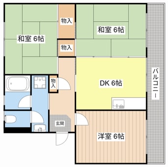 間取図 ハイツ堤下