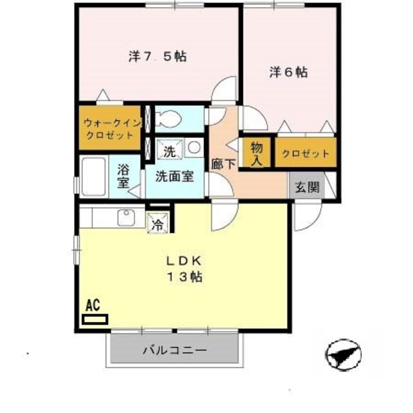 間取図 グランパルク藤代